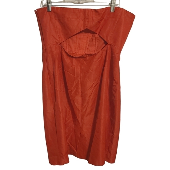 J. Crew | Women's Classic Red Rory Strapless Cocktail Dress (Size 16) - Picture 13 of 13